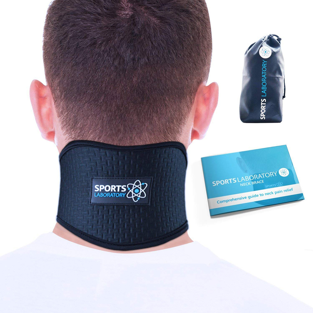 SPORTS LABORATORY Neck Support Brace for Neck Pain with Self