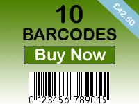 Buy 10 Barcodes