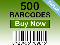 Buy 500 Barcodes