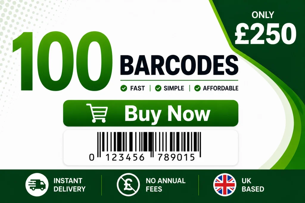 100 UK Barcodes