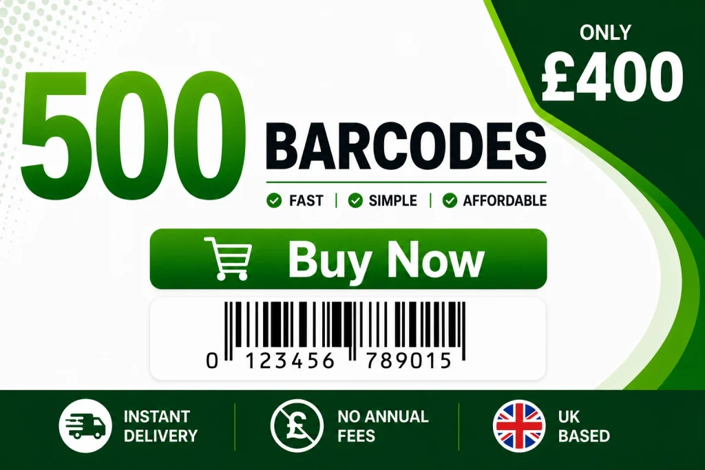 500 UK Barcodes